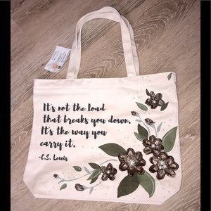 Custom painted Shopping tote